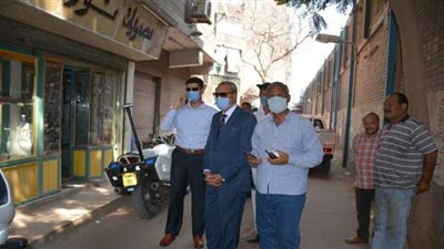 محافظ القليوبيه يشهد إزالة برج مخالف مكون من ١٢ طابق بشبرا الخيمة