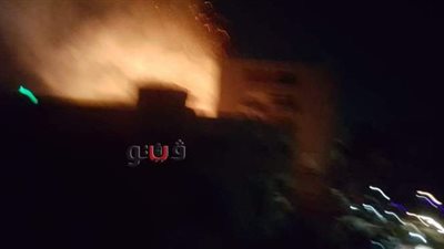 السيطرة على حريق بالسوق العمومي لمدينة سنورس بالفيوم