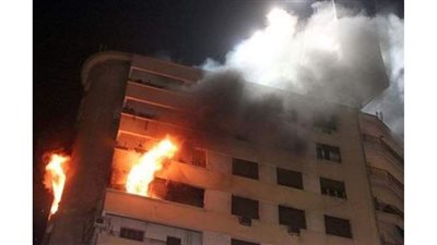 التحريات الأولية بحريق شقة سكنية بالمقطم :