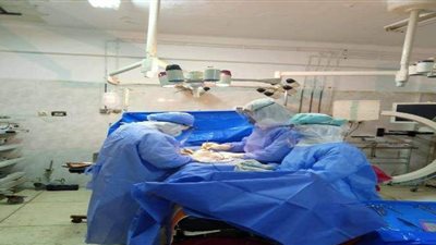 إجراء جراحة زائدة دودية لمريضة مصابة بكورونا بمستشفى بنها التعليمي
