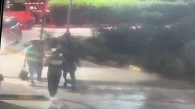 اللقطات الاولى لضبط مختطفى صاحب محل مشغولات ذهبية  l فيديو