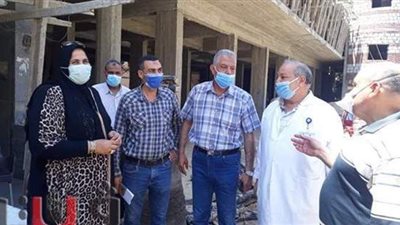 وفد من مجلس الوزراء لمتابعة تطوير المستشفى العام بكفر الشيخ