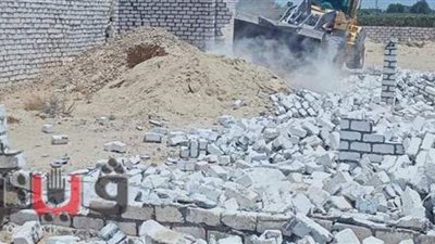 إزالة فورية لـ 52 حالة تعد على أملاك الدولة بمدينة السادات