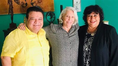 فريدة فهمي تستقبل وزيرة الثقافة للاحتفاء بـ 