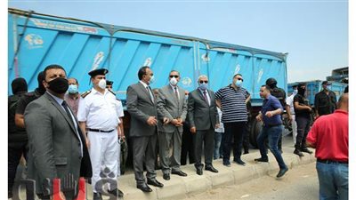 حملة برئاسة محافظ كفرالشيخ ومدير الأمن لإزالة التعديات | صور