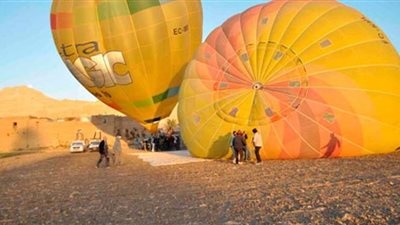 مطار البالون الطائر  يستعد لتشغيل الرحلات