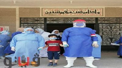 فرحة بعد تعافي طفل الـ 5 أعوام من كورونا بالشرقية | صور