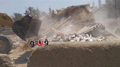 إزالة 41 حالة تعد على أراضي الدولة  بالإسماعيلية