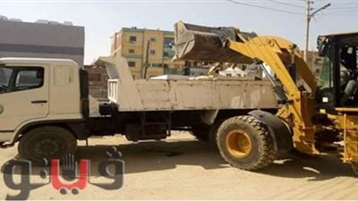 رفع 35 طن قمامة ونقلها إلى مصنع تدوير المخلفات في أبو صوير  بالإسماعيلية | صور