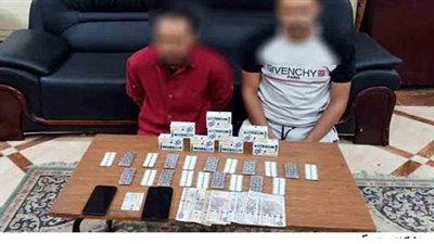 سقوط 4 عناصر إجرامية بحوزتهم 1000 قرص تامول و5 طرب حشيش بـ 3 محافظات