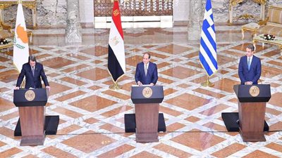 12 معلومة عن آلية التعاون بين مصر وقبرص واليونان تزامناً مع مباحثات السيسي وكرياكوس