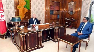 الرئيس التونسي يستقبل وزير دفاع بلاده في قصر قرطاج