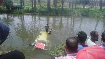 النيابة تستمع لأقوال مالك سيارة نقل  انقلبت في ترعة المريوطية