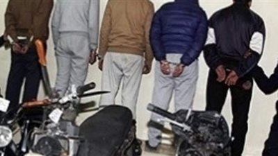 حبس عصابة سرقة الدراجات النارية في الجيزة