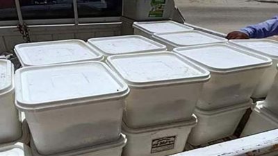 ضبط ربع طن جبن مجهول المصدر بالإسماعيلية | صور