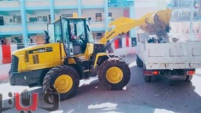 رفع 1968 طن مخلفات وتكثيف حملات النظافة بمراكز ومدن كفر الشيخ