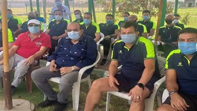 تفاصيل اجتماع المشرف على الكرة بالمقاولون بأجهزة قطاع الناشئين | صور