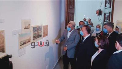 محافظ الاسكندرية يفتتح معرض الصور بمكتبة البلدية احتفالا بالعيد القومي