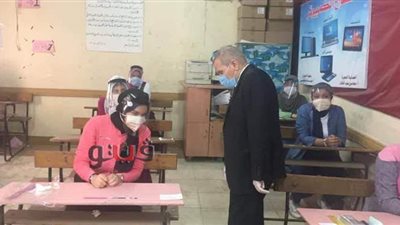نائب الوزير للتعليم الفني يتفقد عددا من لجان محافظة الغربية