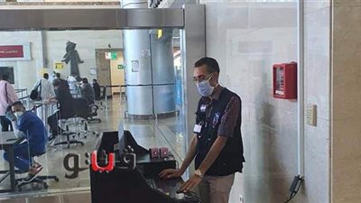 تعرف على كيفية عمل منظومة الكاميرات الحرارية بمطار سوهاج