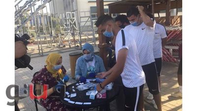 مسحة طبية عشوائية لطرفي نهائي دوري مراكز الشباب | صور