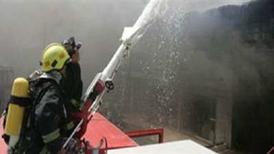 حريق هائل فى مصنع  بأكتوبر