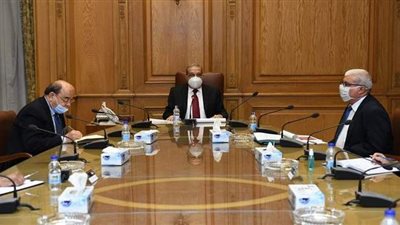 وزير الإنتاج الحربي يجتمع بعدد من قيادات شركات الوزارة | صور