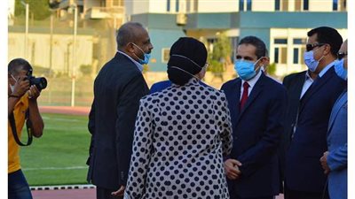 وزير الشباب ومحافظ الغربية ومحافظ البحيرة يشاهدون المباراة النهائية لدوري مراكز الشباب