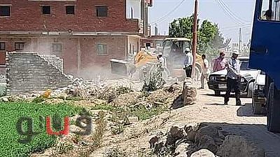 إزالة 26 حالة تعد عن أرضي القنطرة غرب الزراعية بالإسماعيلية | صور