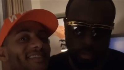 محمد رمضان ينشر فيديو مع مغني الراب 