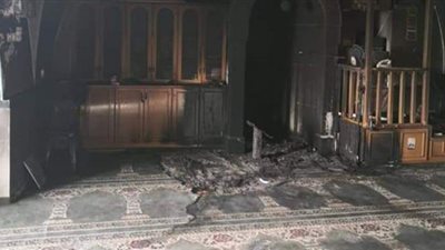 مستوطنون إسرائيليون يحرقون مسجدًا في فلسطين قرب رام الله