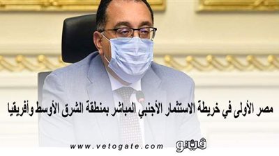 مصر الأولى في خريطة الاستثمار الأجنبي المباشر بمنطقة الشرق الأوسط وأفريقيا | إنفوجراف