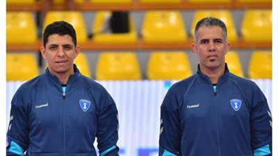 طاقم تحكيم مصري في مونديال اليد 