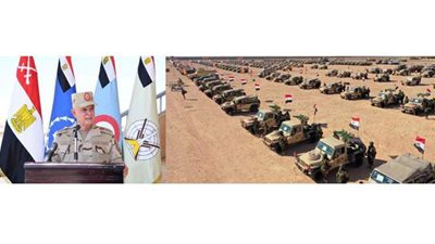 رئيس الأركان يشهد إجراءات الاصطفاف والاستعداد القتالي على الاتجاه الاستراتيجي الغربي