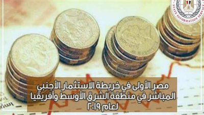5 معلومات عن تصدر مصر خريطة الاستثمار الأجنبي المباشر بالشرق الأوسط وأفريقيا في 2019