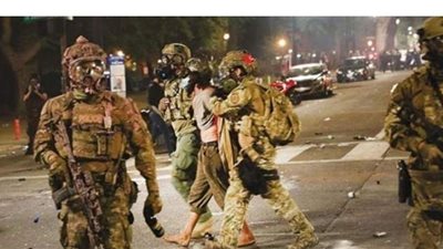 تجدد المواجهات بين المتظاهرين والأمن في بورتلاند الأمريكية