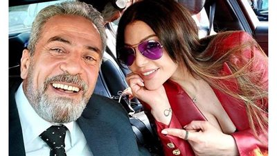 صبري فواز برفقة هيفاء وهبي في كواليس 