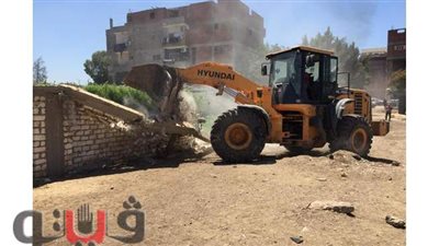 منذ انطلاق الموجة 16.. إزالة 557 حالة تعد على أملاك الدولة بالمنوفية