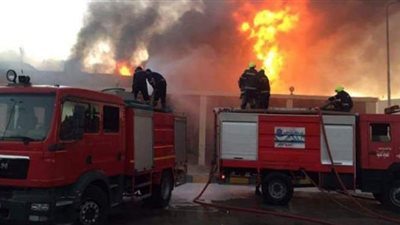 إخماد  حريق داخل ٣ مطاعم في الأقصر
