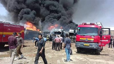 وكالة: انفجار يهز إيران والنيران تشتعل في مخازن الوقود... فيديو