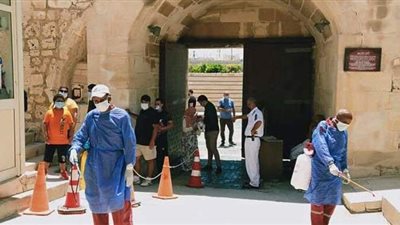قلعة قايتباي بالإسكندرية تستعد لاستقبال عيد الأضحى