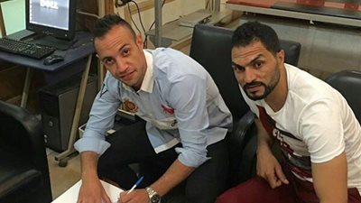 بالصور.. حارس الإنتاج الحربي يعتذر للنادي