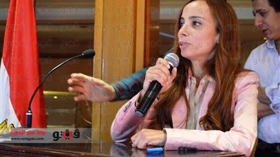 بالصور.. لمياء صقر في حفل تكريم الجمباز: تحيا مصر