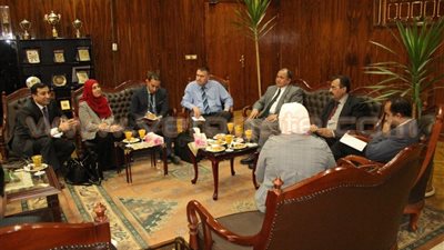 بالصور.. جامعة طنطا تبحث سبل التعاون مع المجلس الثقافي البريطاني