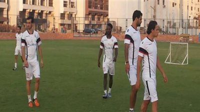 مران خفيف للاعبي الزمالك استعدادا للمقاصة
