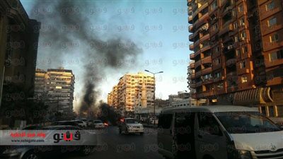 بالصور.. الإرهابية تشعل إطارات الكاوتشوك ببورسعيد