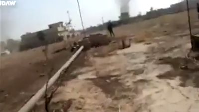 بالفيديو.. إرهابيو «داعش» يفرون كالفئران أمام البشمركة بالموصل