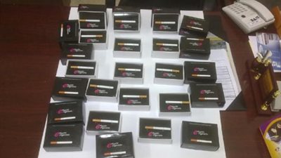 ضبط كمية كبيرة من السجائر الإليكترونية داخل حاوية بميناء بورسعيد