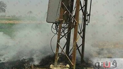 بالصور.. العناية الإلهية تنقذ محصول قمح من حريق ببني سويف