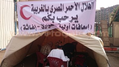 بالصور.. الهلال الأحمر يشارك في طوارئ مولد السيد البدوي